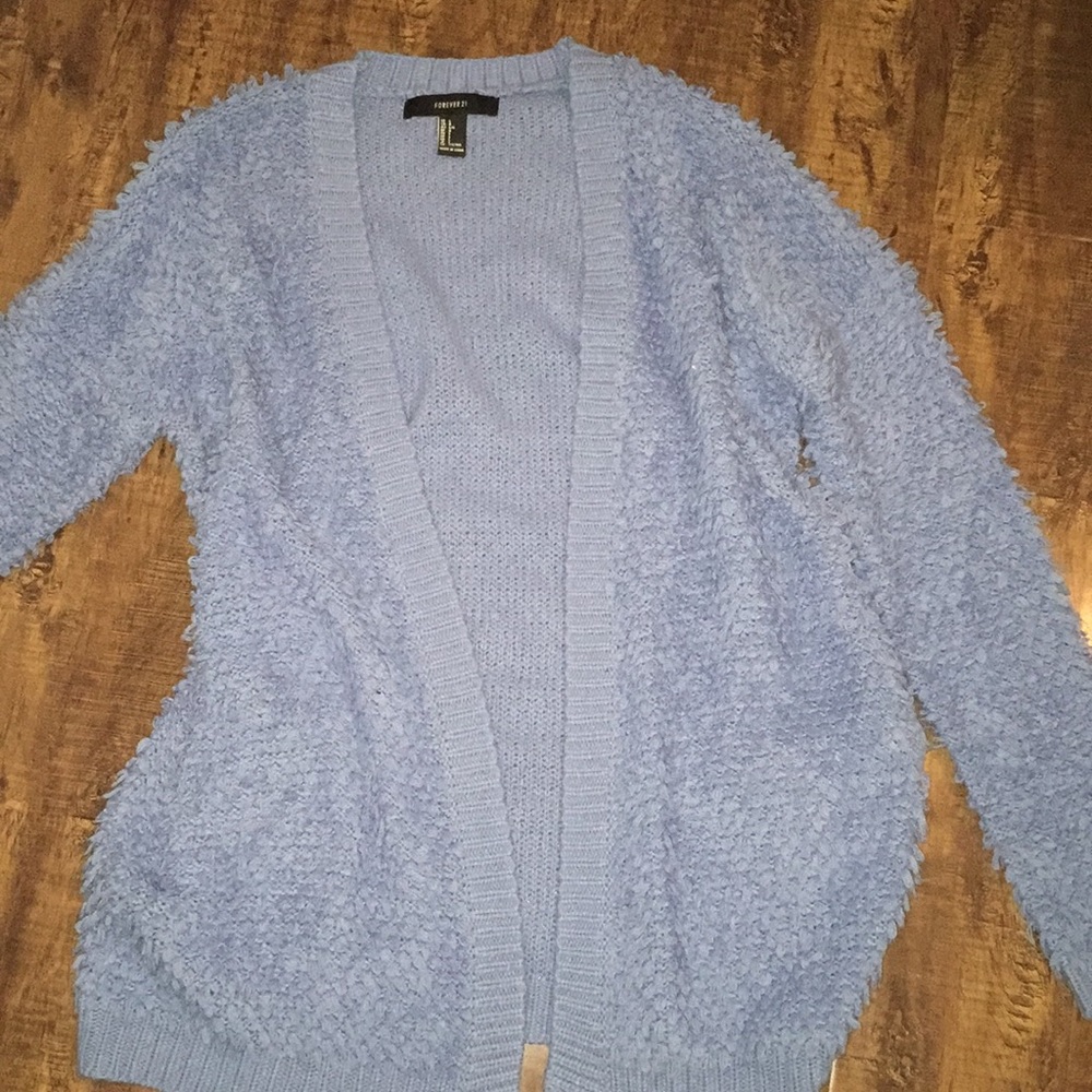 Baby blue cardigan